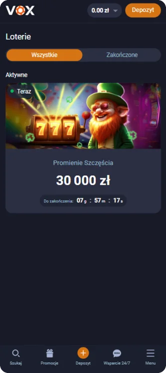 Kasyno VOX loterie