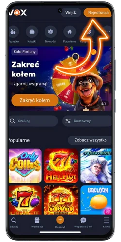 Otwórz aplikację