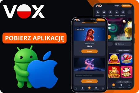 Pobierz aplikację VOX i wpisz kod, aby odebrać bonus