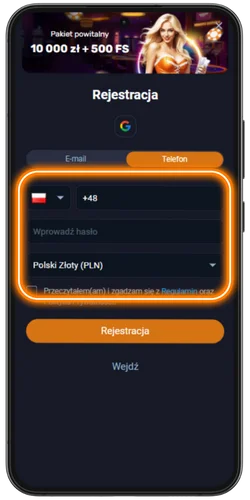 Wprowadź dane